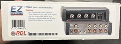NEW RDL EZ-MX4L 4-Channel Stereo Line Level Audio Mixer NIB