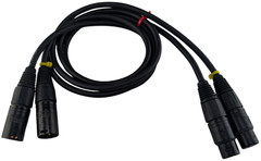 Mogami Neglex 2 Cable 2534 Star Quad XLR Cables Neutrik Gold Contact 6 ft 4 in