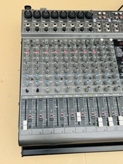 Phonic Powerpod K12 Plus 1000W 8 Mic/Line 2 Stereo GEQ DFX Powered Mixer w/Power