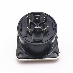 4 Pcs Speakon Loudspeaker/Amplifier 8 Pole Panel Connector For Neutrik NL8MPR US