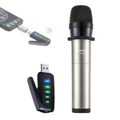USB Wireless Microphone, UHF Condenser mic for Android, PC Computer, Laptop, …