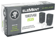 Mackie EleMent Wave LAV Wireless Lavalier Microphone System