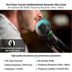 Microfonos Inalambricos Profesionales Microfonos UHF Profecional Systema KARAOKE