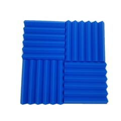 8pc Blue Peel Stick Self Adhesive Acoustic Foam Soundproofing Tile Panel 12x12x2