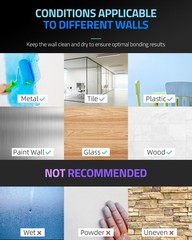 12 Pack Self-adhesive Sound Proof Foam Panels for Walls 12″ X 10″ X 0.4″ – He