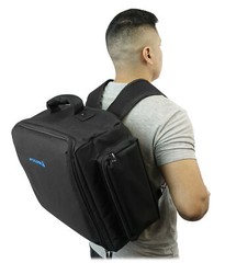 Rockville RLBP6 Padded BackPack For 6 Par Lights Bag with Dividers+Handle+Straps