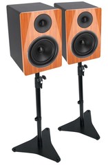 (2) Rockville APM6C 6.5″ 350w Powered Studio Monitors Speakers+Adjustable Stands