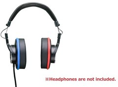 YAXI Ear Pad for Sony MDR-CD900ST Antibacterial Leather Red & Blue stPad2-LR F/S