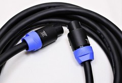 LASE 15 Ft SpeakOn Speaker Cable w/ NEUTRIK NL8FC 12ga 8 Conductor Pure Copper