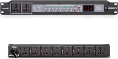 10-Outlet 3000W Power Conditioner with Surge Protection & LCD Display