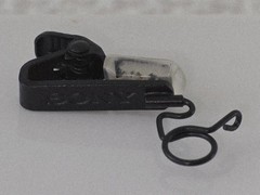 New Genuine Sony SAD-H77B Single Horizontal Lavalier Tie Clip for Sony ECM 77