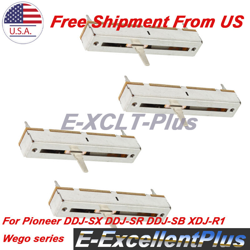 4Pcs For Pioneer DDJ-SX SX2 SX3 DDJ-SR DDJ-SB XDJ-R1 Channel Fader 418-S1-701-HA