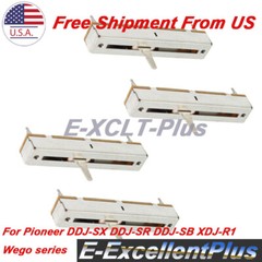 4Pcs For Pioneer DDJ-SX SX2 SX3 DDJ-SR DDJ-SB XDJ-R1 Channel Fader 418-S1-701-HA