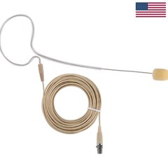 PRO On-Ear Omnidirectional Wireless Headset Microphone – Beige Skin Tone