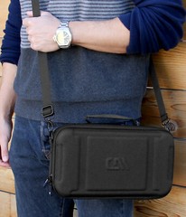 CM Travel Mic Case fits 2 Microphones by Sennheiser, Shure Mics and More in Tray