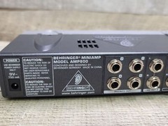 Behringer MiniAmp AMP800 4-Channel Stereo Headphone Amplifier NO Power Supply