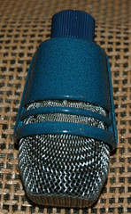 Custom Darome 431 Harp Harmonica mic with Hi-Z Dynamic Element 1/4″ jack, Blue!