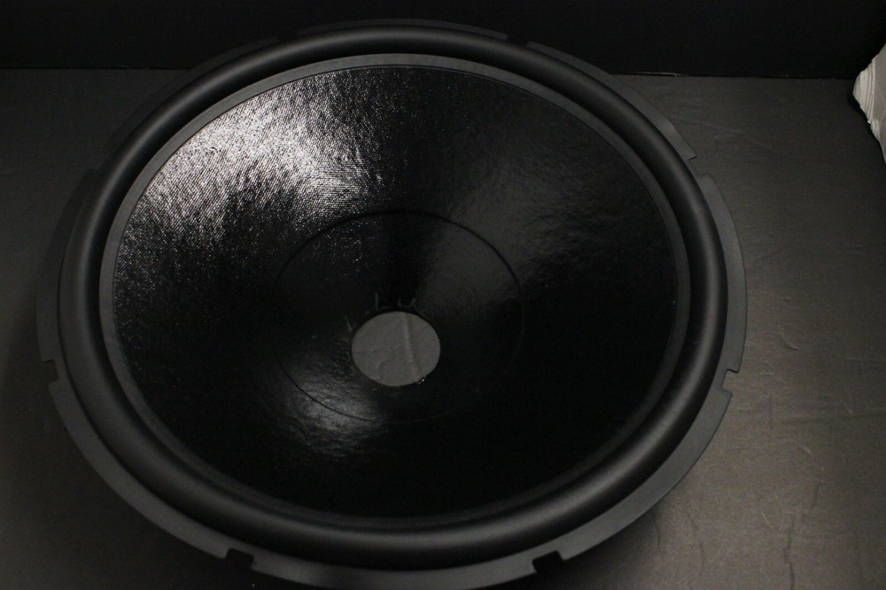 2 pcs 15″ Paper Cones non press Rubber surround Speaker Parts 2″ coil 51.6 MM