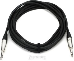 Hosa HSS-015 Pro Balanced Interconnect, REAN 1/4 in TRS to Same, 15 ft