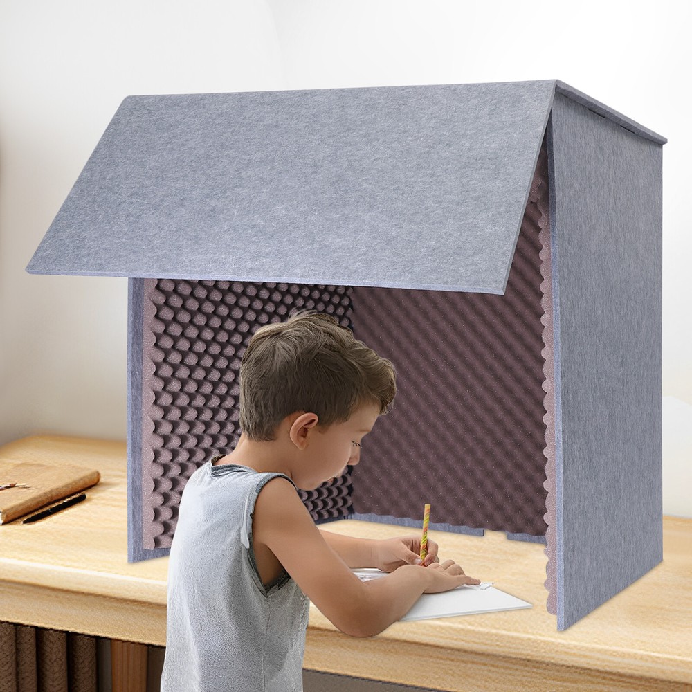 New Noise Reduction Dual Sound Insulation Desktop Soundproof Cover Lightweight