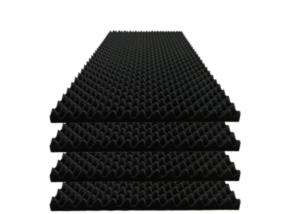 4 Pack Egg Crate Foam Sound Proof Foam Panels for Walls,48“X24“X2“ inch Ac…