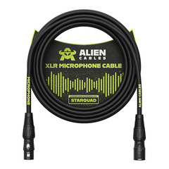 ALIEN CABLES – STARQUAD XLR MICROPHONE CABLE – 10 FOOT – 2 PACK