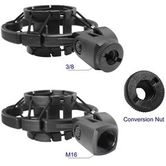 Universal Microphone Shock Mount Anti Vibration Holder for 43~48mm Diameter