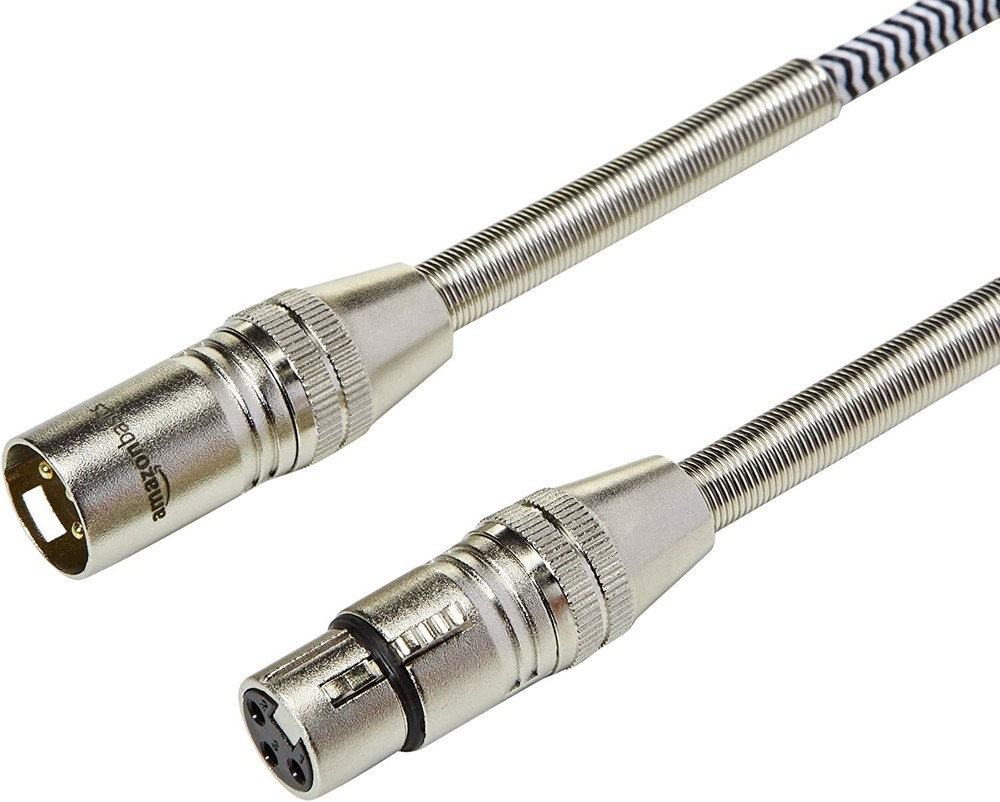Amazon Basics XLR Microphone Cable – Three Pins – 50ft / 15.2M – NEW