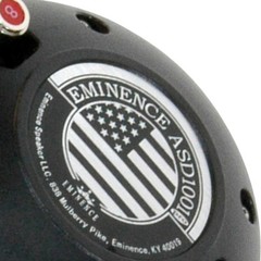 Eminence ASD1001B 1 HF Titanium Horn Driver 2-Bolt 8 Ohm