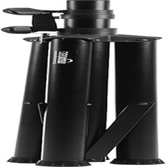 Adjustable Height Tripod Speaker Stand, Sturdy Steel, Holds up to 99.2 Lbs, 52″