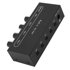 Stereo Line Sound Mixer 3.5mm Input Output Port DC5-12V Sound Mixer For Speaker