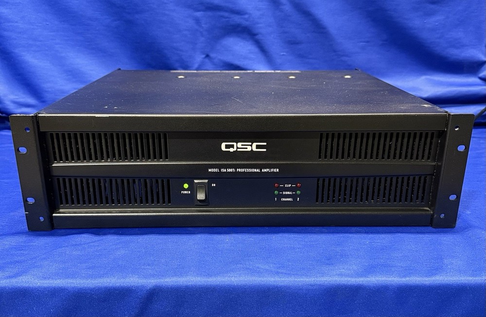 QSC ISA 500Ti 2-Channel 500W Professional Power Amplifier – Good Sound