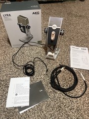 AKG Lyra USB-C Multi-Pattern Condenser Microphone Ultra-HD Streaming Podcast