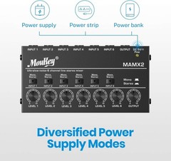 6-Channel Audio Mixer with USB Connectivity & Ultra-Low Noise for Professionals