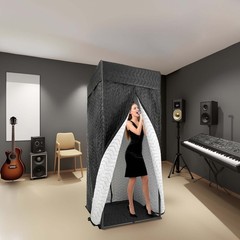 Portable Vocal Booth, Studio Recording Booth for Podcast, Home Studio Recording