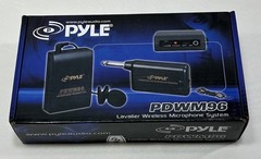 Pyle Pro Lavalier Wireless Microphone System – PDWM96 – New Sealed