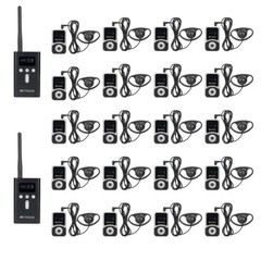 Retekess T130S Wireless Translation System 2 Mic Transmitter 20 Receiver Factory