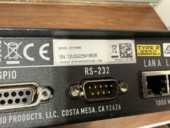 QSC Q-SYS I/O Frame +(2)CIML4 Input Cards + (1) col4 Cards WORKING CONDITION