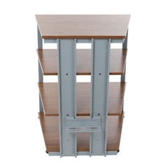 4-Layers AV Media Stand Stereo Stand Media Holder w/ Storage Shelves 110.23 lbs