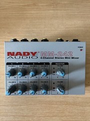 Nady MM-242 Minim mixer with 4 Stereo / 8 Mono channels