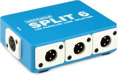 Whirlwind SPLIT 6 Line Level Parallel Splitter (2-pack) Bundle