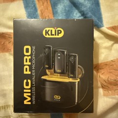 KLIP 5 in 1 Wireless Lavalier Microphone in Charging Case