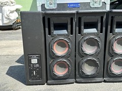 4) DYNACORD VL 262 2 -WAY PASSIVE FULL RANGE SPEAKER W/ CASE #6569R (THS)