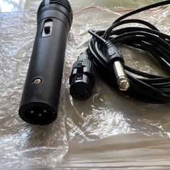 Microphone with 9.5 ft XLR Female to TRS Male Cable adapter High Grade Low Noise