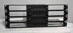 RDL RU-MLD4T 1×4 Mic/Line Distribution Amplifier w/ Transformer & Rackmount Kit