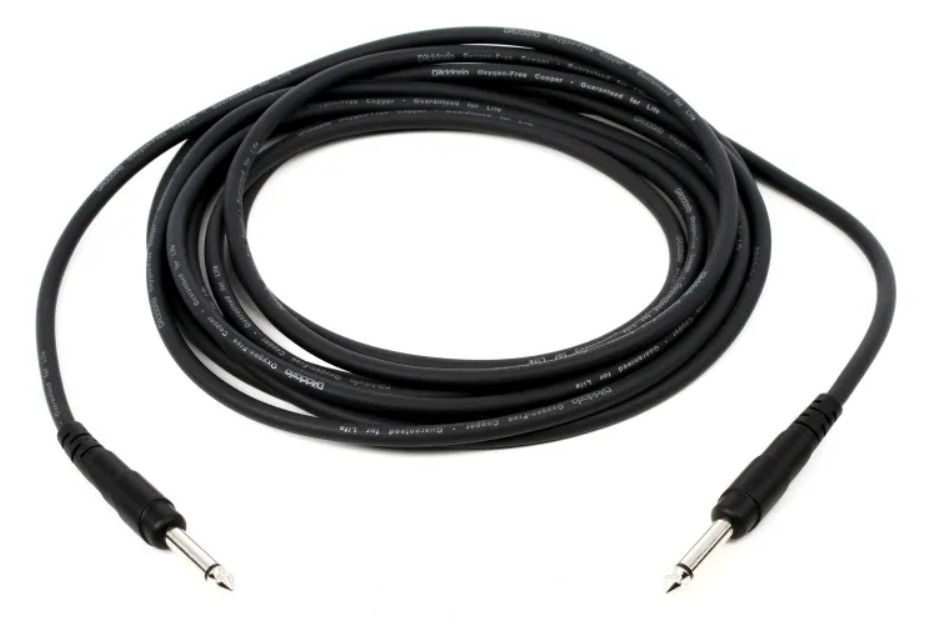 D’Addario PW-CGT-15 Classic Series Straight to Straight Instrument Cable – 15 ft