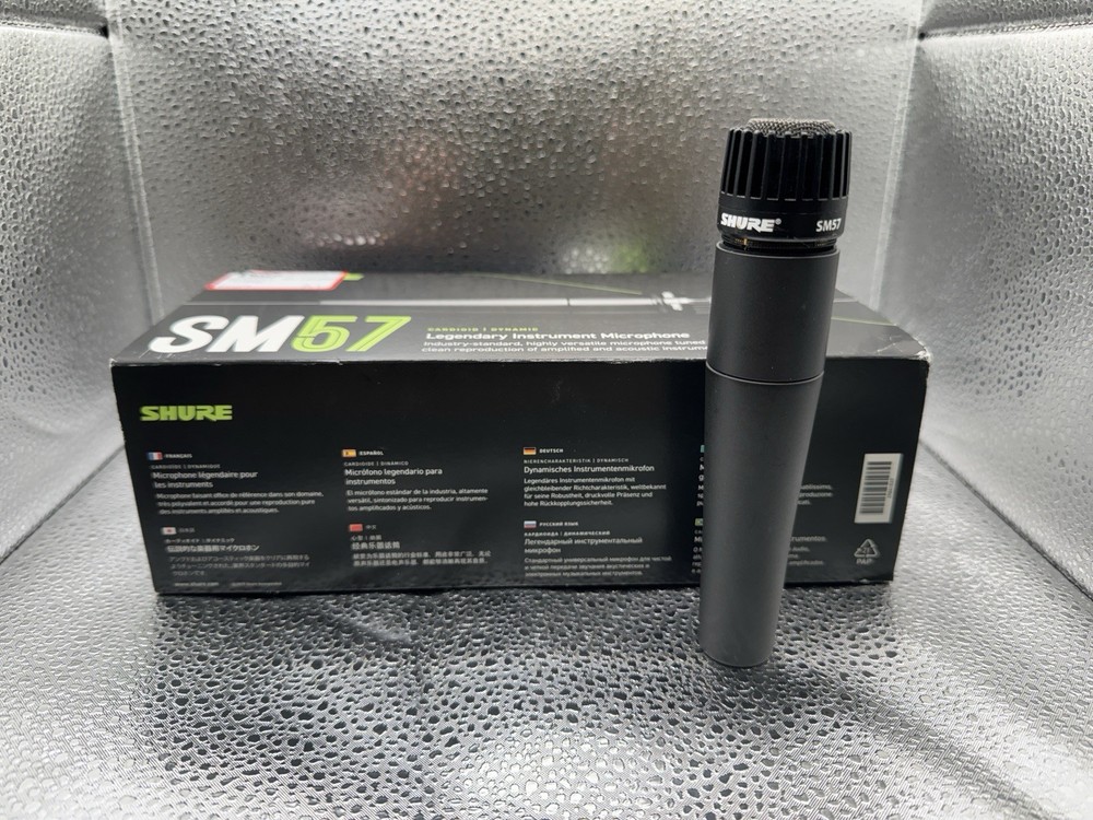 Shure SM57-LC XLR Dynamic Instrument Microphone