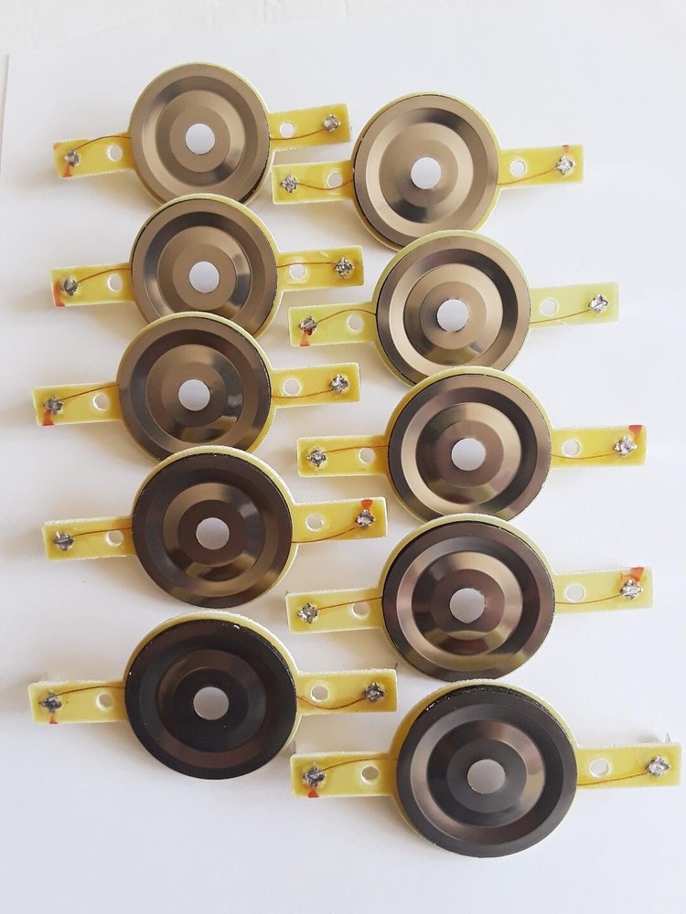 10 pcs PRV RPTW350Ti Replacement Diaphragm for TW350Ti Bullet Super Tweeter NEW