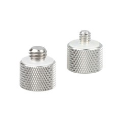 CAMVATE Microphone Screw Adapter 1/4″-20 Male & 3/8″-16″ Male to 5/8″-27 Female