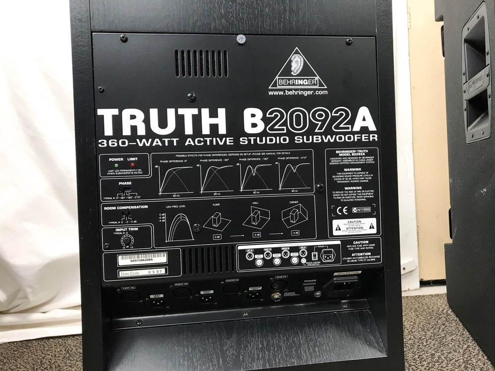 Behringer Power Amplifier ONLY for TRUTH B2029A Active Studio Subwoofer 360watt